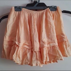 Indah Peach Mini Skirt